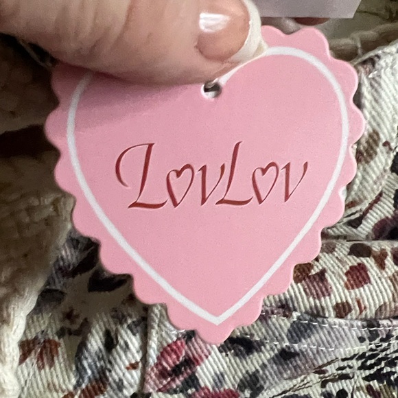 Luvluv Floral Print Pants with corded Belt - Picture 2 of 5